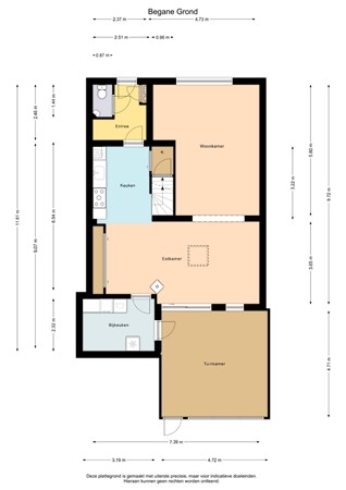 Floorplan - Laagzijde 33, 8316 AX Marknesse